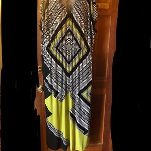 Roamans 26/28 multicolored maxi dress